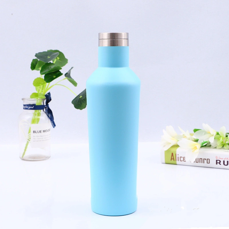 Stainless Steel Water Bottle Double Wall Sweatproof Vacuum Insulated Beer Storage Wine Tumbler Mug Glass Growler